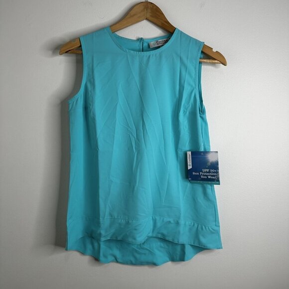 Coolibar Tank Top Womens XS St Tropez Swing UPF 50 Sun Protection Sleeveless - Picture 1 of 13